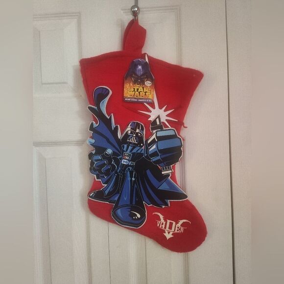 Vintage Star Wars Darth Vader Stocking New With Tags - Picture 1 of 3